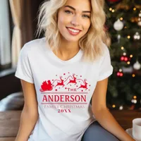 Matching Family Christmas Personalized T-Shirt