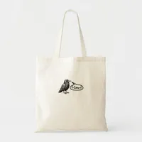 F-Caw-F Funny Crow Raven Pun F-Off Subtle F-Bomb Tote Bag