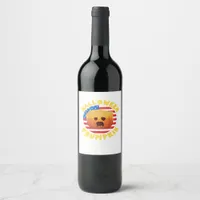 Halloween Trumpkin Funny Pumpkin  Parody Wine Label