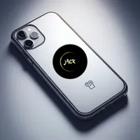 Black and Gold Classy Circular Popgrip PopSocket 