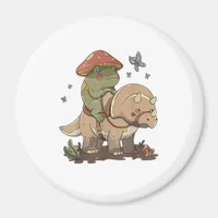 Cottagecore Frog  Aesthetic Mushroom Cute Goblinco Magnet