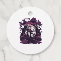 Mushroom Woods Whimsigoth Witchy Screenprint Desig Favor Tags