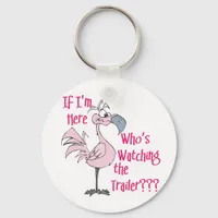 Funny Trailer Park Shirt Keychain