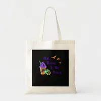 Eat Drink And Be Scary Halloween Minimal Clean Tote Bag