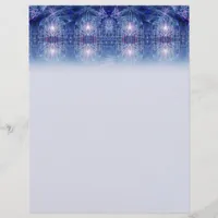 Blue Light Spiritual Energy Letterhead