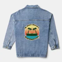 Fun Writers Retreat Epic Author Life Design Denim Jacket