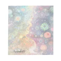 Beautiful Whimsical Colorful Back to School  Notepad