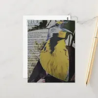 Meadowlark Surreal Collage Postcard