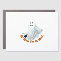 Be Boos Eat Drink And Be Scary Classic  Car Magnet
