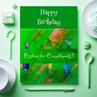 Funny Fishing Birthday Card