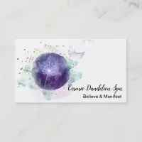 *~* Dandelion Wish Cosmo Stars Universe Sky Business Card