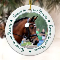 Forever In Our Hearts Memorial Ceramic Ornament