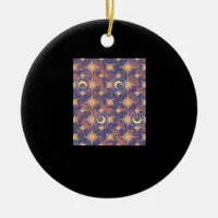 Whimsigoth Wallpaper Classic Ceramic Ornament