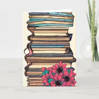 Happy Birthday for a Book Lover Card