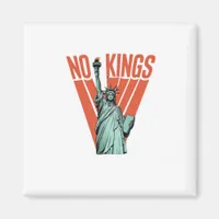 No Kings Statue Of  Protest  American Classic Magnet