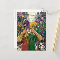  Mardi Gras Happy Jester Postcard