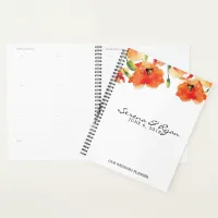 Summer Golden Poppy Wedding Planner