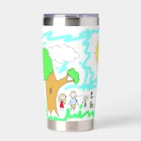 Add your Child's Artwork to this Insulated Tumbler