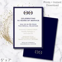 Business Anniversary Invitation with Logo