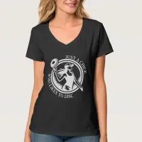 Just a Chick who Likes to Disc | Disc Golf T-Shirt