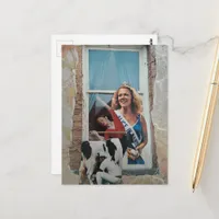 Retro Alice in Dairyland Collage  Postcard