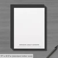 Professional Simple Classic Letterhead