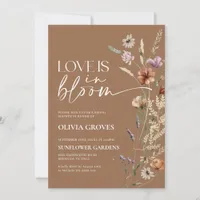 Terracotta Love is in Bloom Bridal Shower Invitation