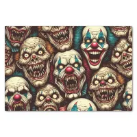 Horrifying Clowns Halloween  Tissue Paper