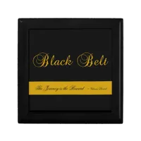 Martial Arts Black Belt Journey Keepsake Box