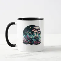 Cottagecore And Aesthetic Goblincore Mushroom Fair Mug