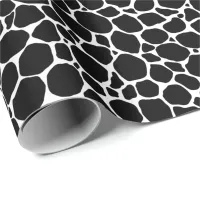 Black and White Animal Print Wrapping Paper