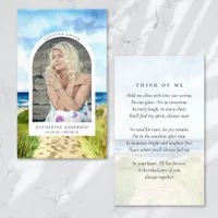 Forever Loved Beach Ocean Memorial Card