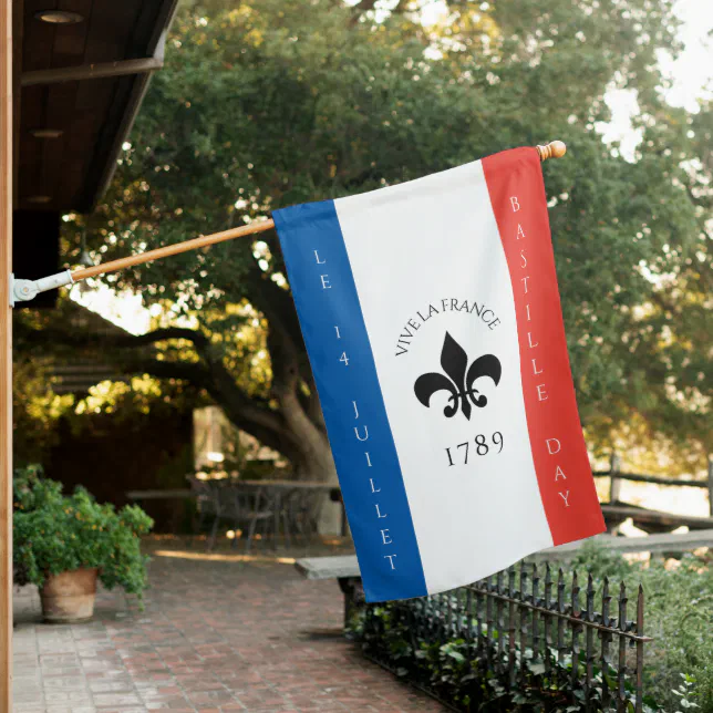 Bastille Day Fleur-de-Lis Tricolore France Flag