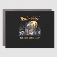 Eat Drink And Be Scary Classic Car Magnet