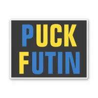 Puck Futin Ukraine Support Ukrainian Sticker