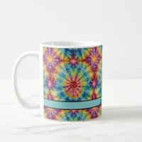 Tie Dye Spiral in Magenta Print 11 oz Coffee Mug