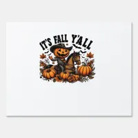 It’s Fall Y’all Retro Halloween Sign