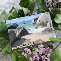 Scenic Beach at The Baths on Virgin Gorda, BVI Postcard