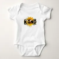 Cute & Funny Bee Kind Baby Bodysuit