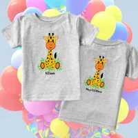 Cute funny baby giraffe for kids baby T-Shirt