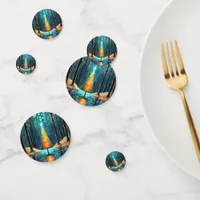 Iridescent Holiday Dream 🎄 Glowing Christmas Tree Confetti