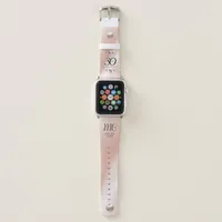 Elegant 30th Pearl Wedding Anniversary Celebration Apple Watch Band