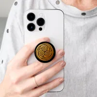 Triple Celtic Knot Swirl Mandala PopSocket