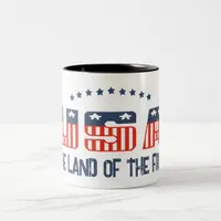 Land of the Free Patriotic Mug