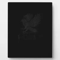 Crow, F-Caw-F Funny Bird Gothic Adult Humor Cool U Plaque