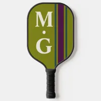 Monogram stylish preppy pickleballer bat pickleball paddle