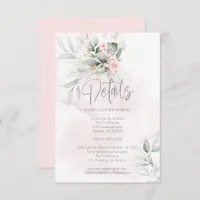 Wedding | Details Rustic Flowers and Eucalyptus Invitation