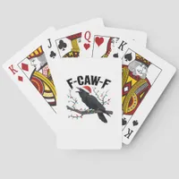 F Caw F Essential Creative Casual Style Poker Cards