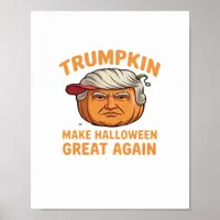 Halloween Trumpkin – Spooky Parody Quote for Hallo Poster