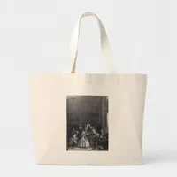 "Las Meninas." by Velazquez Large Tote Bag